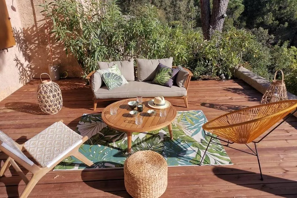 Apartmán Charmant Mazet Haut De Gigaro, Face A La Pinede La Croix-Valmer